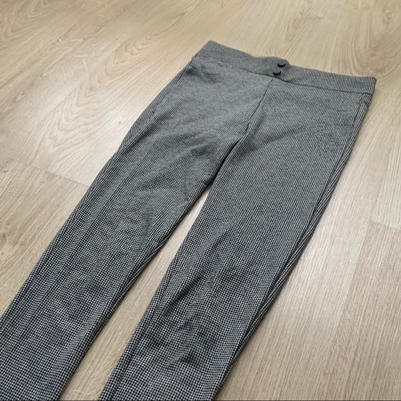 Miss Valley Black and White Plaid Fitted Pants - Picture 2 of 8